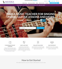 Fixing the UI/UX Issues in a Music Training Website – Musika