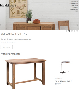 Enhancement in a BigCommerce Website for Furniture Brand in USA – Blackhouse