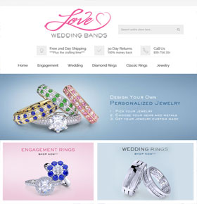 SynapseCo Portfolio - Magento Website Upgradation for Jewelry Industry in USA - LoveWeddingBands