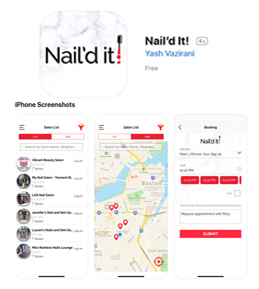 Development of a Native iOS App for Beauty Salon Industry, USA – Nail’d it