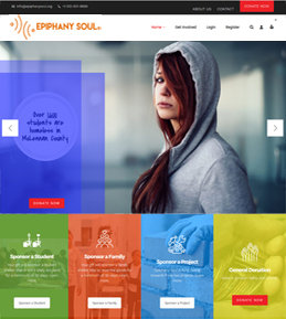 Responsive WordPress Website Development for an NGO, USA – Epiphany Soul