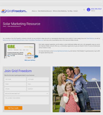 website development consumer gridfreedom